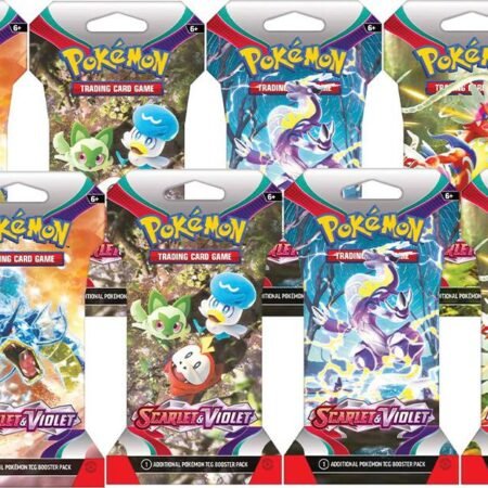 Scarlet & Violet Sleeved Booster Pack Bundle [Set of 8] - SV01